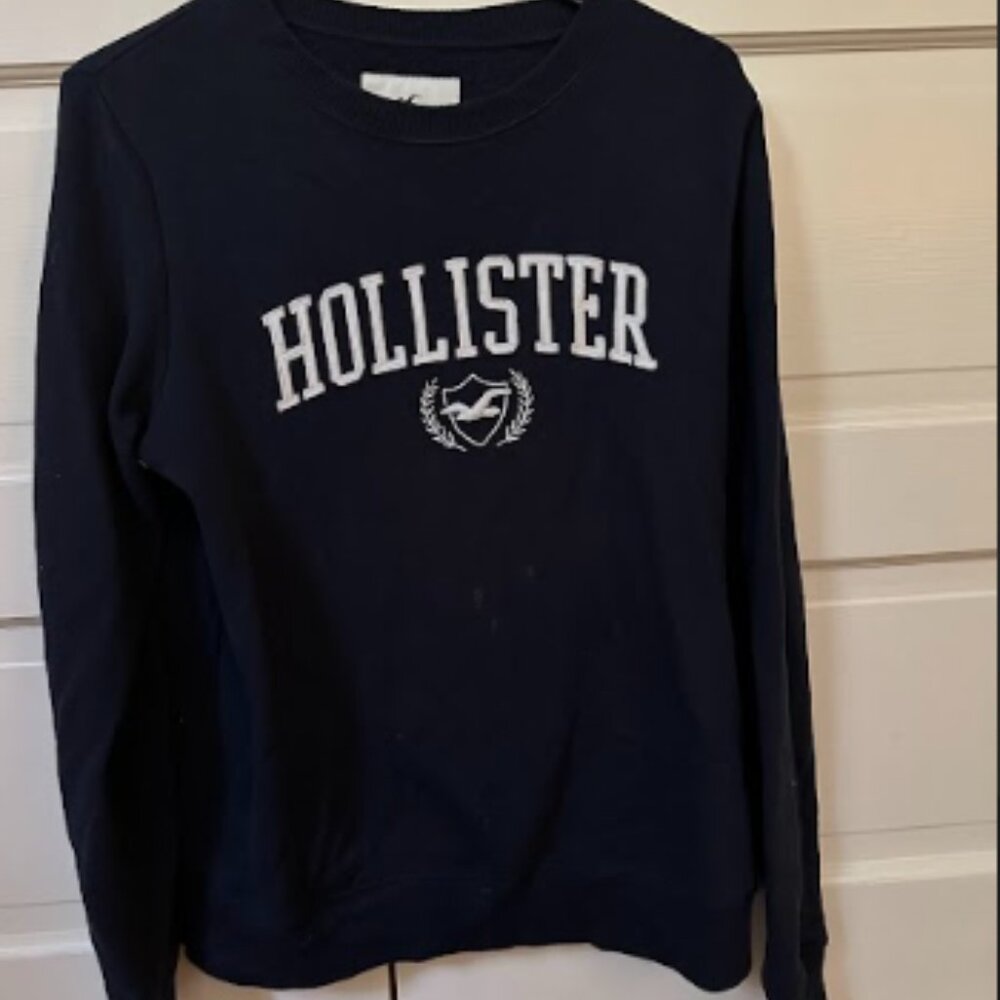 Hollister Navy Sweatshirt